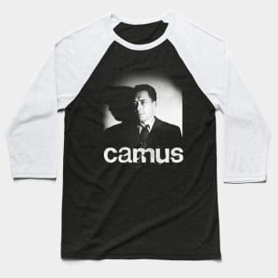 Albert Camus / Aesthetic Fan Art Design Baseball T-Shirt